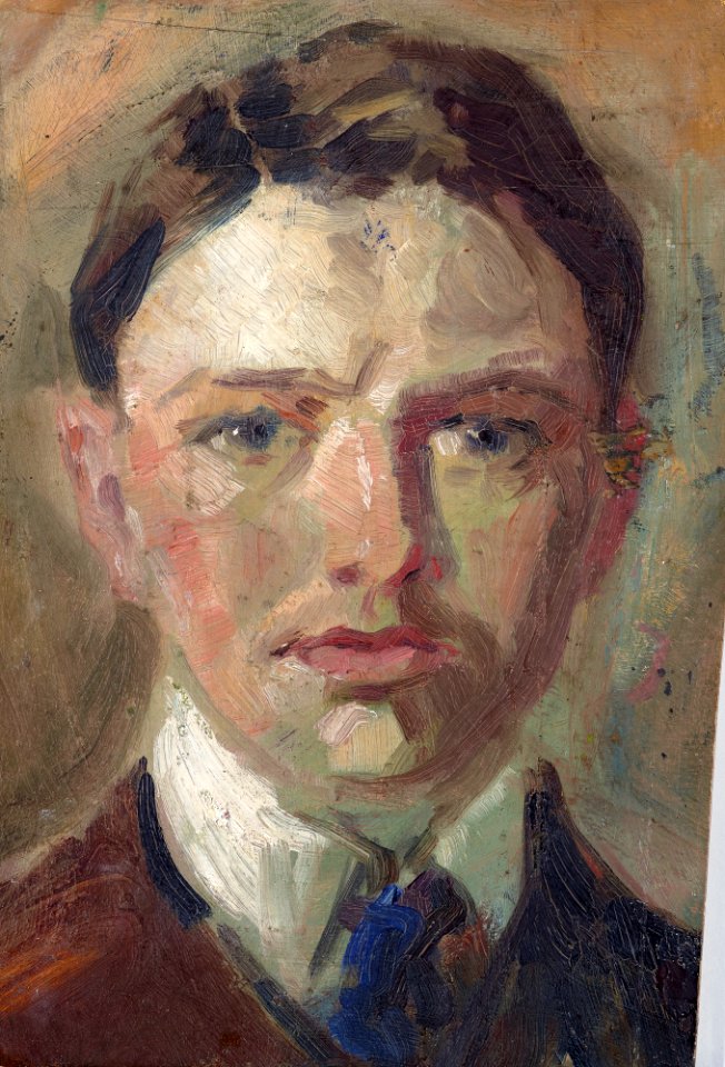 August Macke - Studie zu einem Selbstporträt - G 19027 - Lenbachhaus