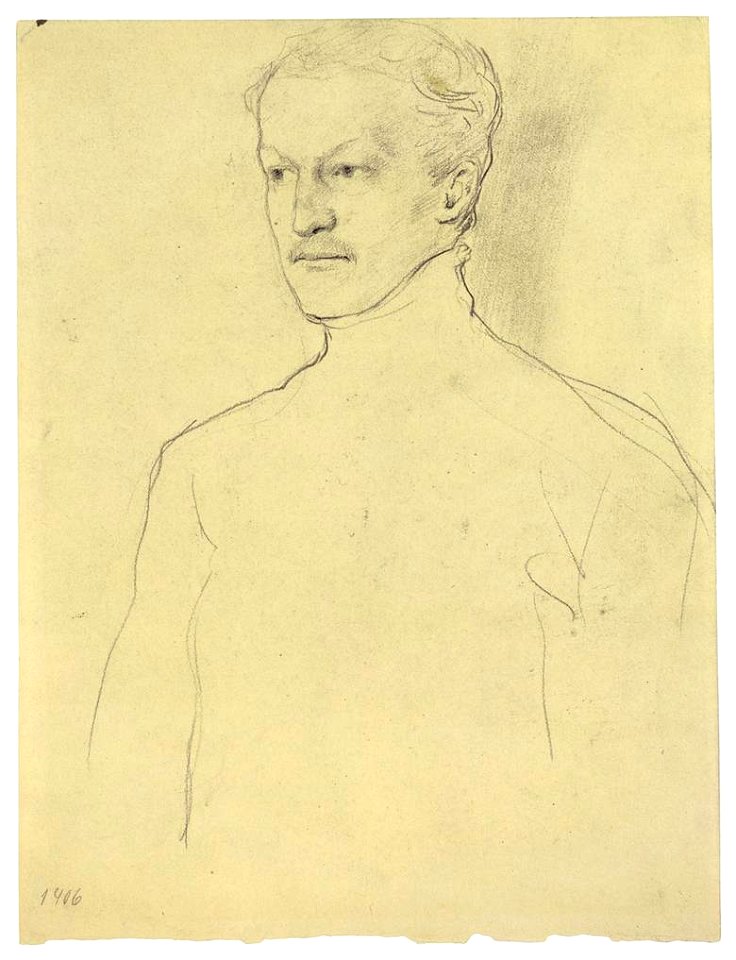 August Macke Josef Cordier stehend 1907