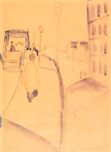 August Macke Viktoriabrücke im Abendglühen 1912