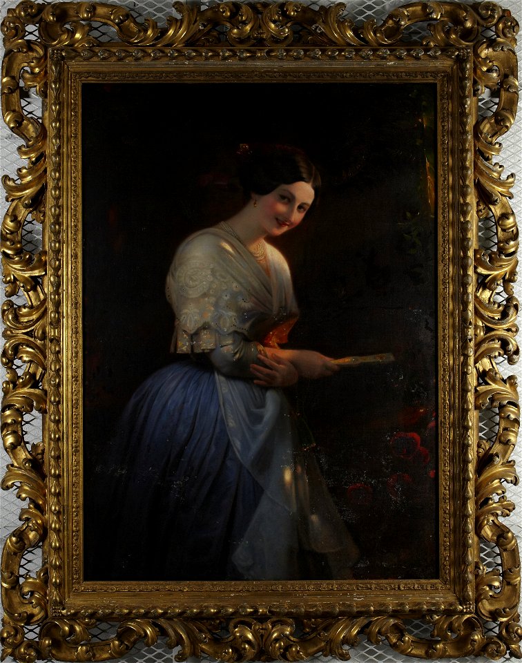 August Riedel - Unknown Woman, La Bella Romana - PP535 - Princeton University Art Museum