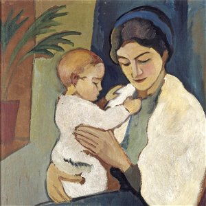 August Macke Элизабет и Вальтер