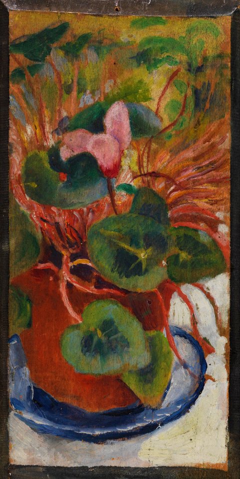 August Macke Alpenveilchen 1910 (cropped)