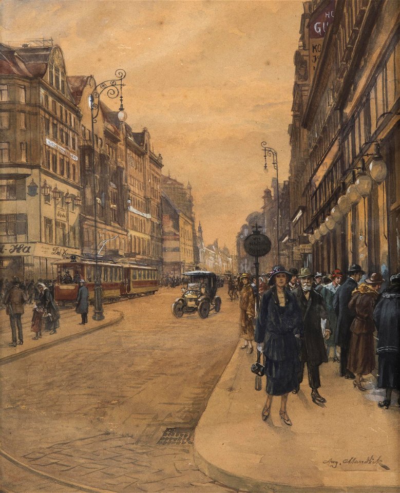 August Mandlick - Mariahilferstrasse