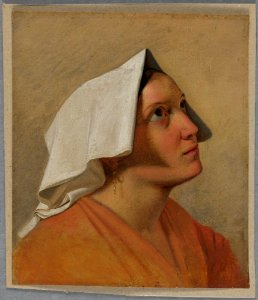 August Riedel - Italian Woman. Study - NM 7469 - Nationalmuseum