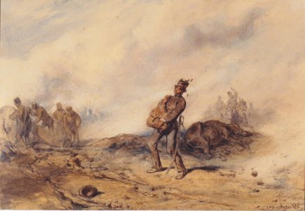 August von Pettenkofen - Nach der Schlacht - 1851
