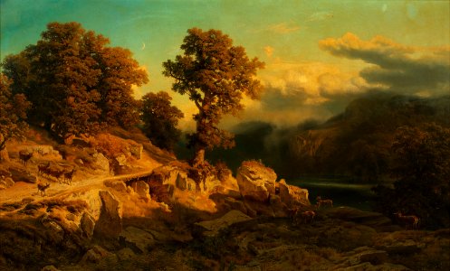 August Schaeffer von Wienwald - Herbstlandschaft - 67 - Österreichische Galerie Belvedere