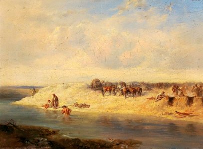 August von Pettenkofen - Russian Bivouac