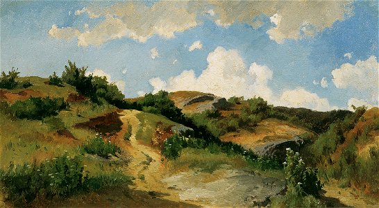 August Schaeffer von Wienwald - Ungarische Landschaft - 3335 - Österreichische Galerie Belvedere