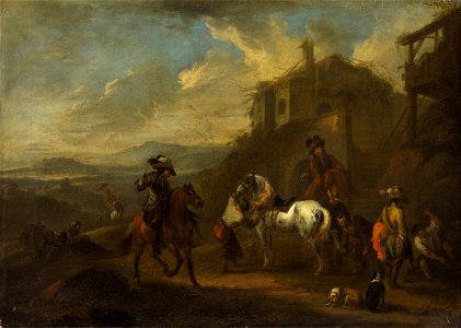 August Querfurt - Rückkehr von der Jagd - GG 1186 - Kunsthistorisches Museum