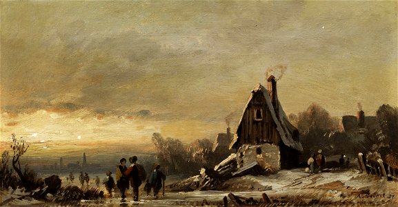 August Seidel Winterlandschaft 1894 1