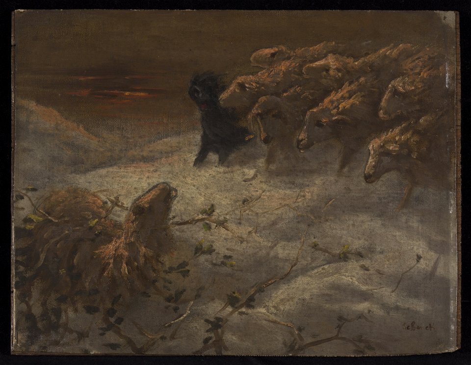 August Schenck - Moutons - PPP2383 - Musée des Beaux-Arts de la ville de Paris