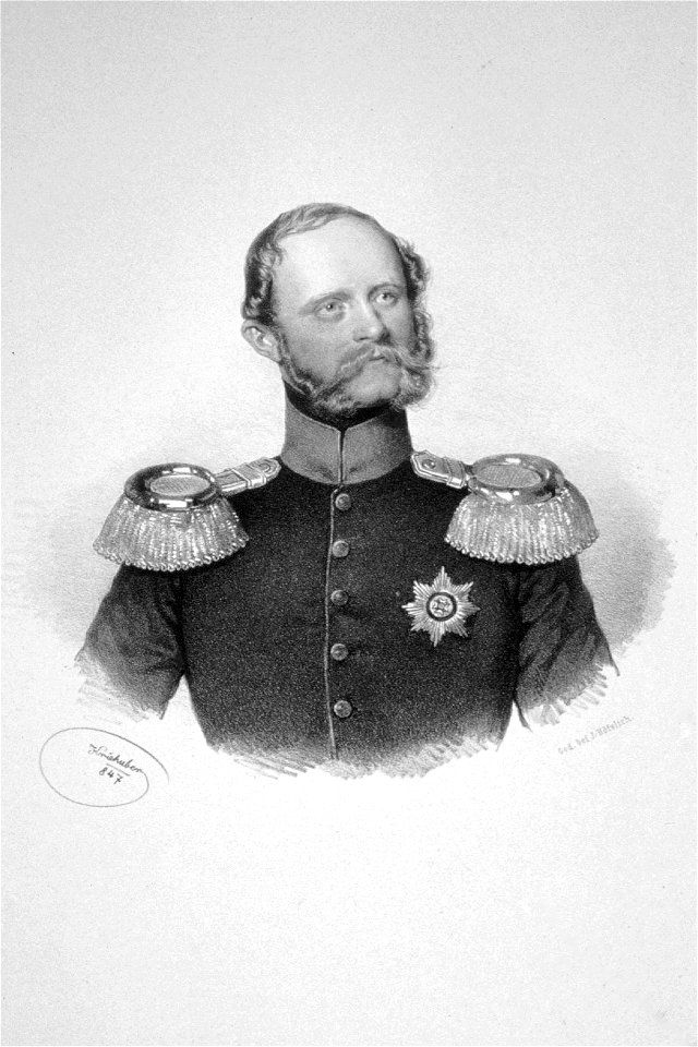 August von Württemberg Litho