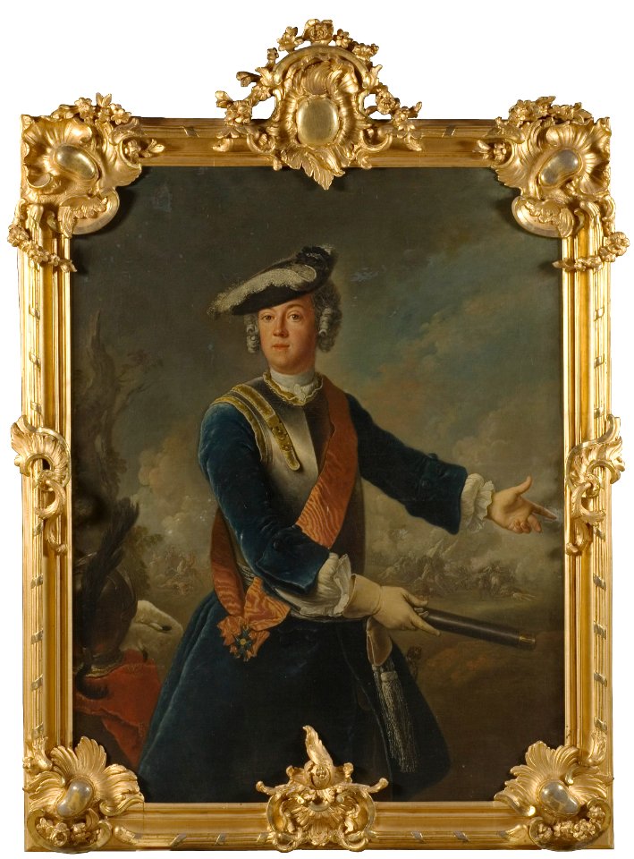 August Vilhelm, 1722-1758, prins av Preussen (Antoine Pesne) - Nationalmuseum - 15773
