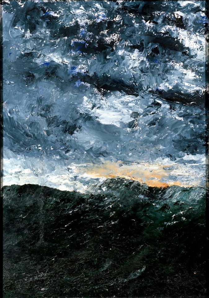 August Strindberg - Landscape, seascape- Vågen VIII (Wave VIII) - Google Art Project