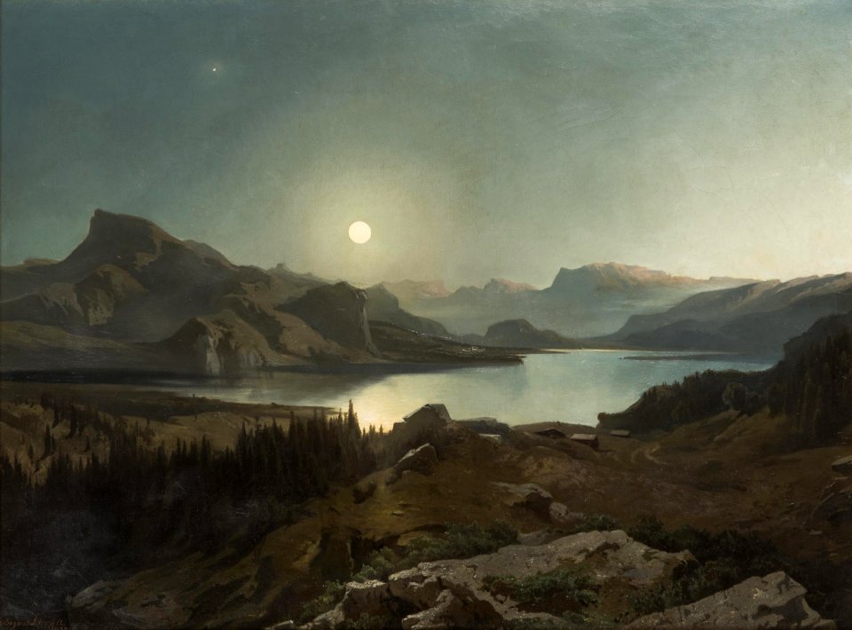 August Schaeffer - Alpine Lake