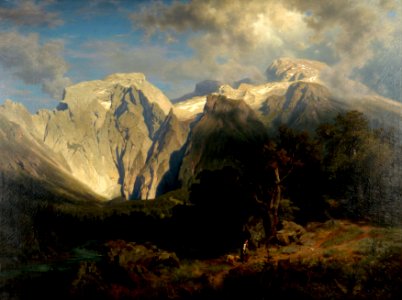 August Wilhelm Leu - Kalkgebirgslandschaft - 7979 - Kunsthistorisches Museum