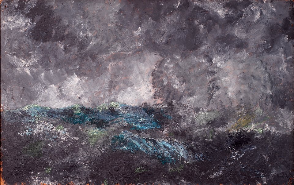 August Strindberg - Storm in the Skerries. The Flying Dutchman - Google Art Project