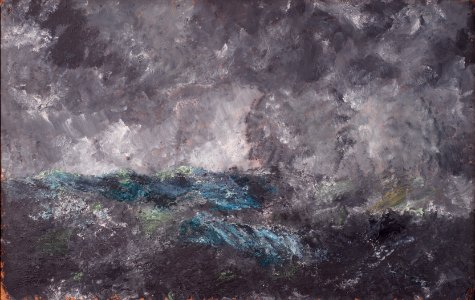 August Strindberg - Storm in the Skerries. The Flying Dutchman - Google Art Project