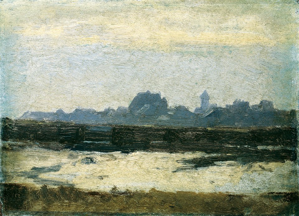 August von Pettenkofen - Blick auf eine Stadt - 6054 - Österreichische Galerie Belvedere