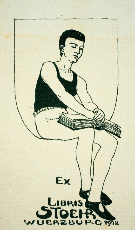 August Stoehr - Book-plate of Stoehr Wuerzburg - Google Art Project
