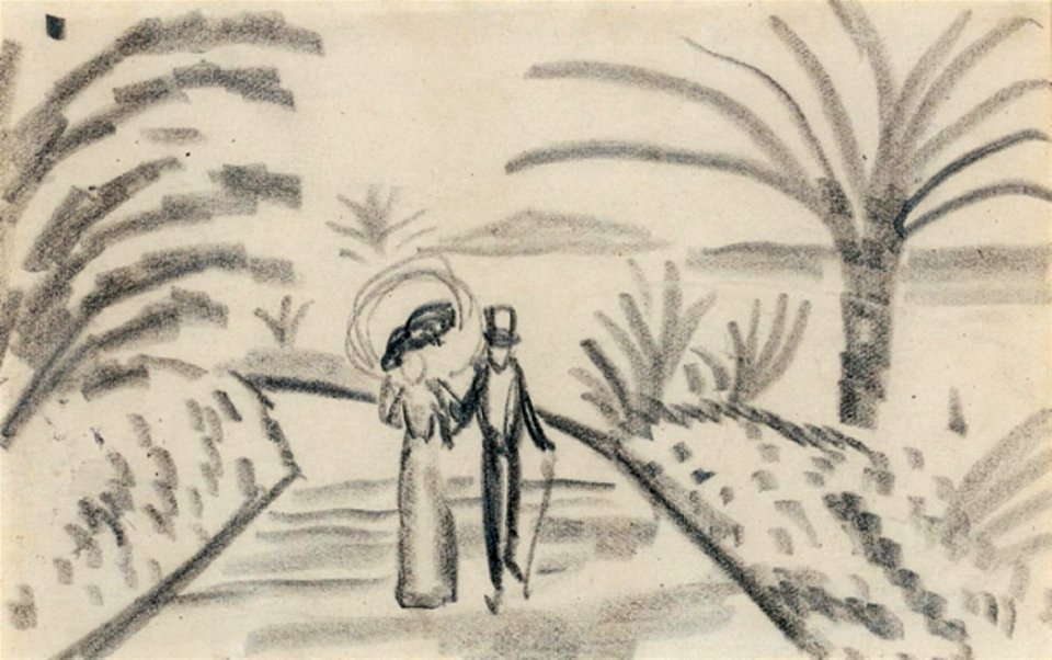 August-Macke-Paar-im-suedlichen-Park