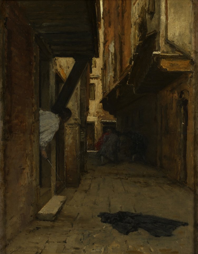 August von Pettenkofen - Straßenkampf - 232b - Österreichische Galerie Belvedere