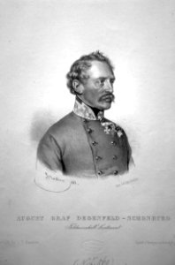 August von Degenfeld-Schonburg Litho