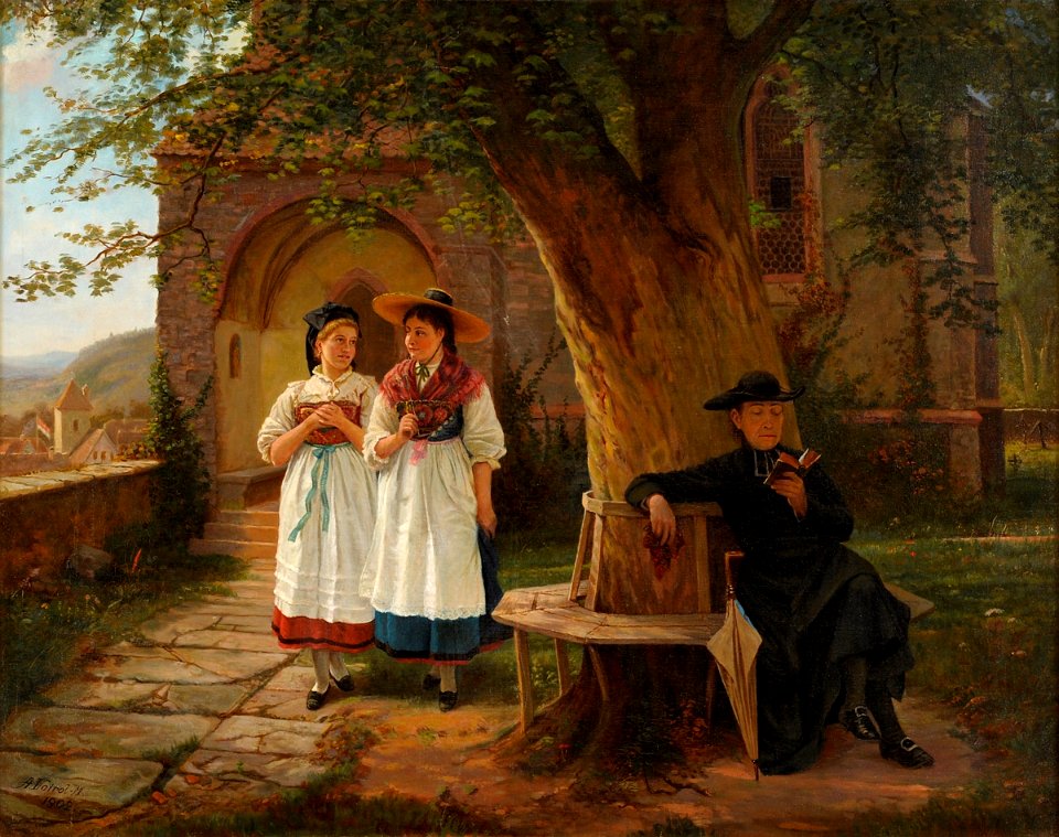 August Voirol Ein stilles Plätzchen 1902