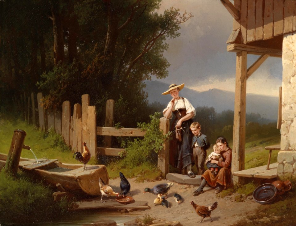 August von Rentzell Gemütlich ist Beisammensein