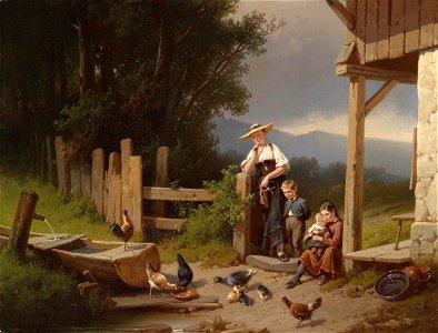 August von Rentzell Gemütlich ist Beisammensein