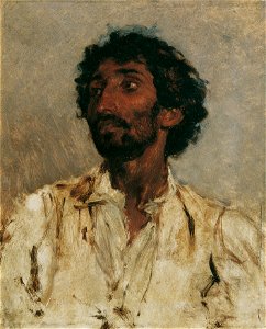 August von Pettenkofen - Brustbild eines Zigeuners - 590 - Österreichische Galerie Belvedere