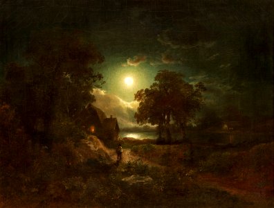 August Weber Nächtliche Heimkehr