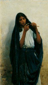 August von Pettenkofen - Zigeunerin - 973 - Österreichische Galerie Belvedere