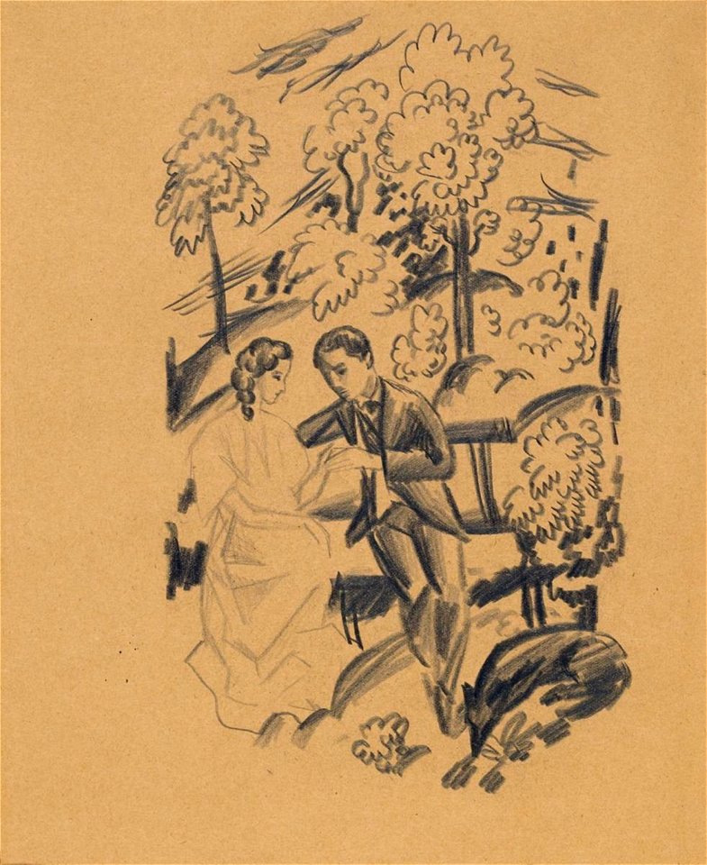 August-Macke-Liebersppar-mit-Hund-Lov