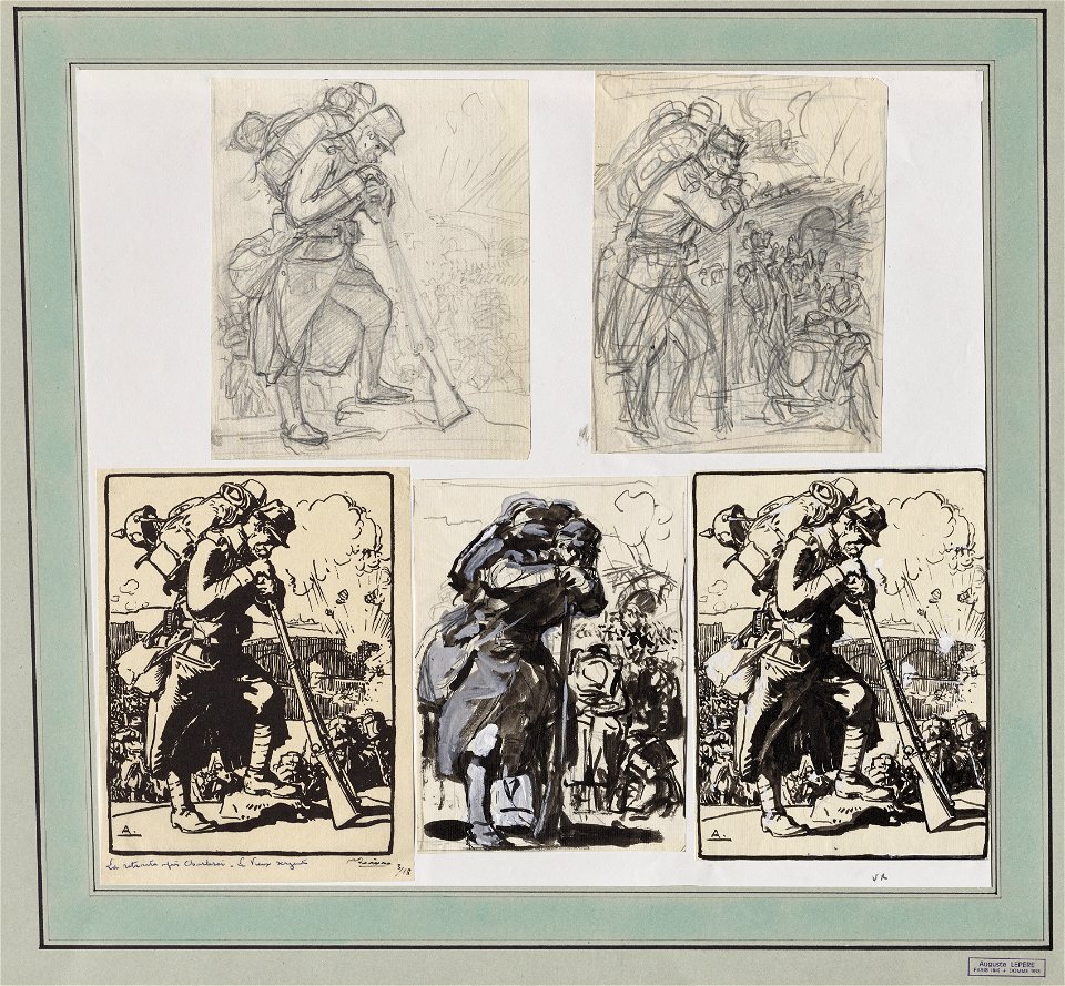 Auguste Louis Lepère (French, 1849-1918) - La Retraite après Charleroi... - 1974.148 - Cleveland Museum of Art