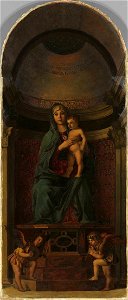 August Wolf - Thronende Madonna mit Engeln und Heiligen (nach Giovanni Bellini) (Frari-Triptychon) - 11504 - Bavarian State Painting Collections