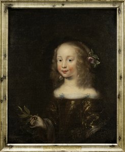 Augusta Maria, 1649-1728, prinsessa av Holstein-Gottorp (Juriaen Ovens) - Nationalmuseum - 15953. Free illustration for personal and commercial use.