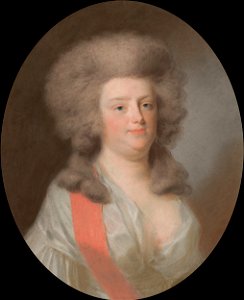 Augusta Maria Carolina van Nassau-Weilburg (1764-1802). Nicht van Willem V, prins van Oranje-Nassau, dochter van zijn zuster Carolina Rijksmuseum SK-A-410