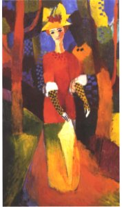 August-macke-lady-in-the-park
