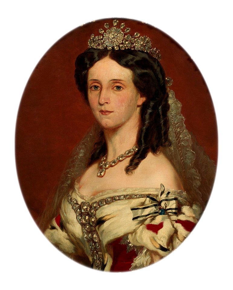 Augusta of Saxe-Weimar, Queen of Prussia an German Empress by C.J. Arnold - RCIN 403987 - Royal Collection (cropped)