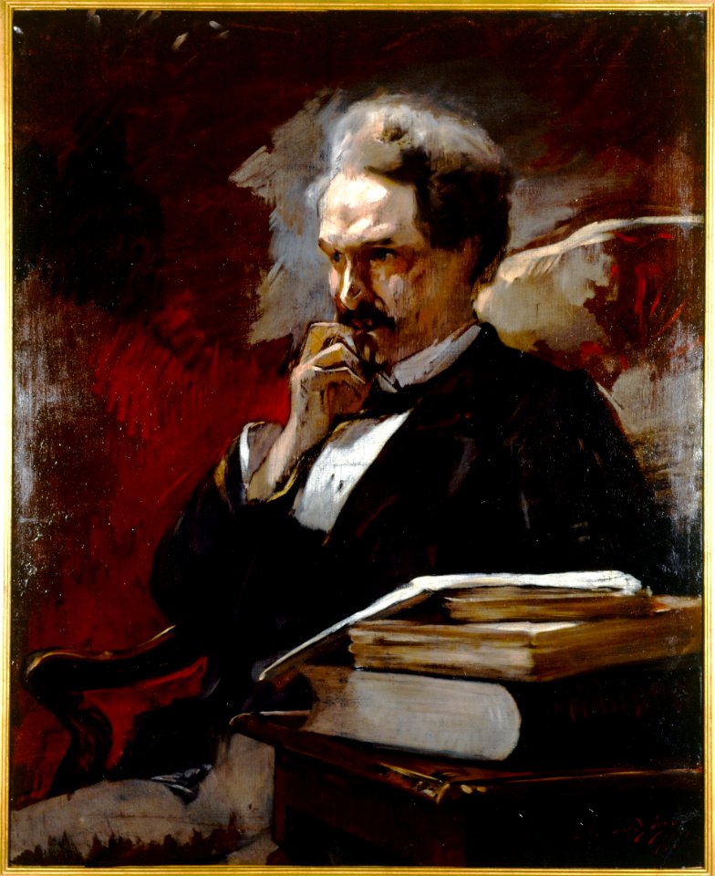 Auguste Baud-Bovy - Portrait d'Henri Rochefort (Victor-Henri, marquis de Rochefort-Luçay, dit), journaliste, homme politique et écrivain (1831-1913) - P1446 - Musée Carnavalet