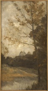 Auguste Emmanuel Pointelin - Esquisse pour l'escalier des fêtes de l'Hôtel de Ville de Paris , Le parc Montsouris - PPP4214 - Petit Palais