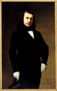 Auguste de Chatillon - Portrait de Théophile Gautier. Free illustration for personal and commercial use.