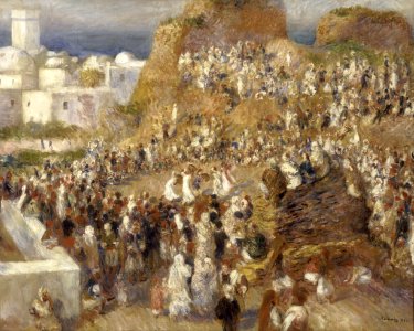 Auguste Renoir - The Mosque - Google Art Project. Free illustration for personal and commercial use.