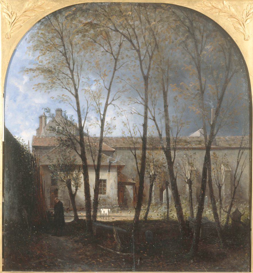 Auguste Jacques Régnier - Le Cimetière Sainte-Marguerite , emplacement présumé de la tombe de Louis XVII - P545 - Musée Carnavalet
