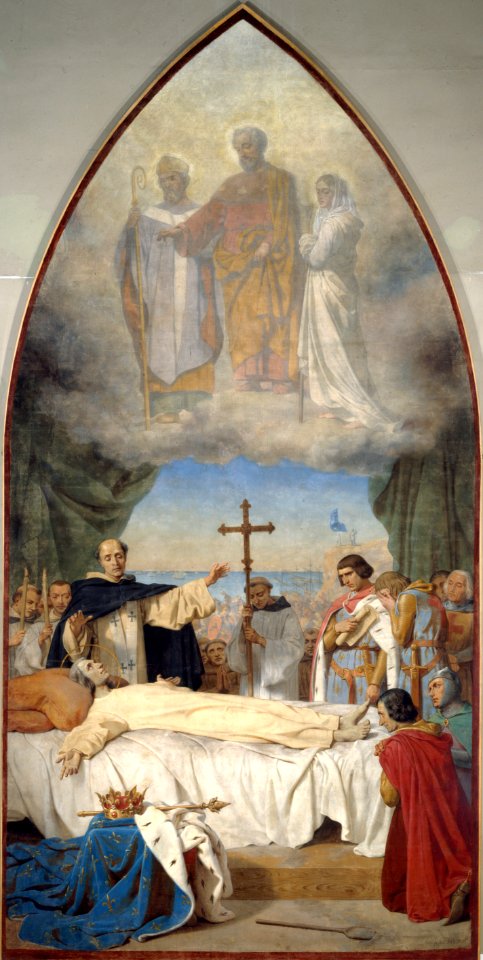 Auguste Jean-Baptiste Leloir - La mort de Saint Louis - PPP3781 - Musée des Beaux-Arts de la ville de Paris