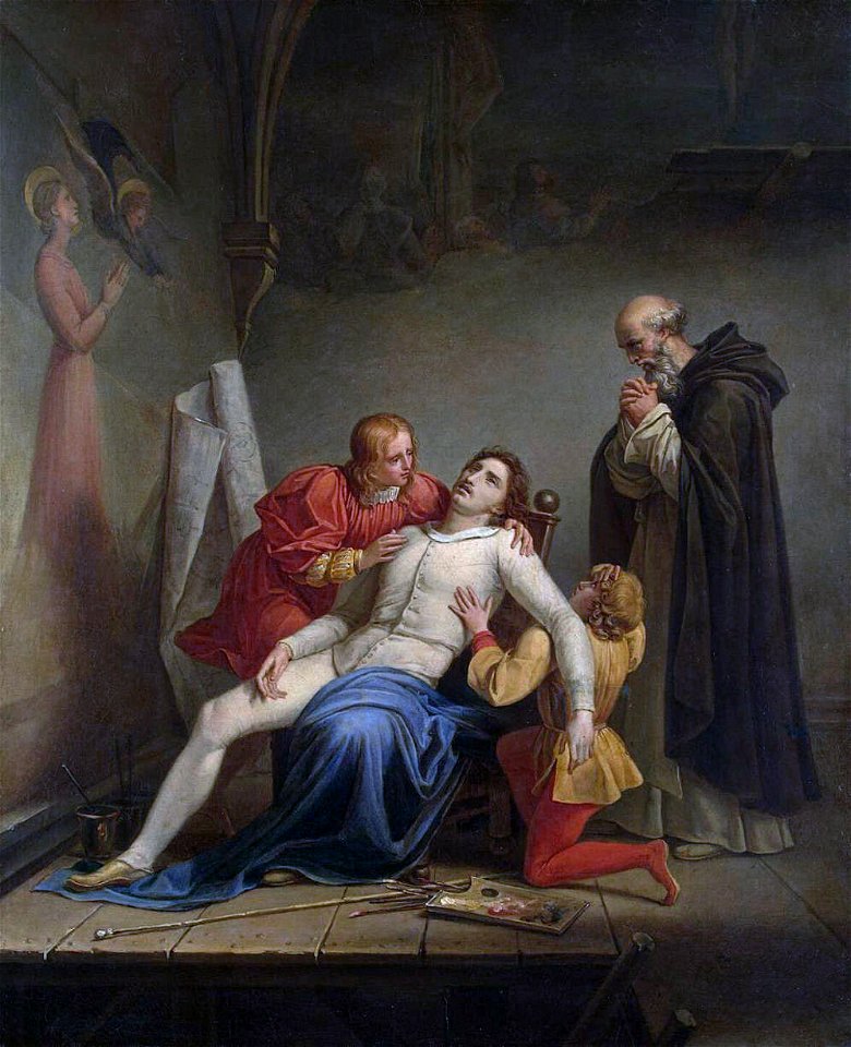 Auguste Couder - Death of Masaccio - WGA5454FXD