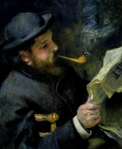Auguste Renoir - Claude Monet lisant - Musée Marmottan-Monet