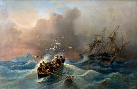 Auguste Mayer 1860 La frégate l'Herminie