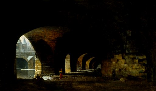 Auguste Jacques Régnier - La Voûte du quai de Gesvres - P291 - Musée Carnavalet